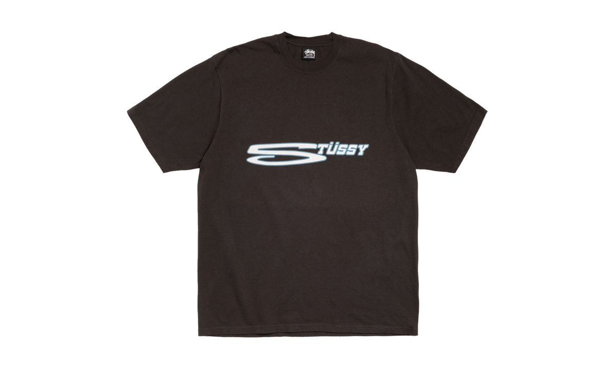 STRETCH TEE PIGMENT DYED "Faded Black" STUS259