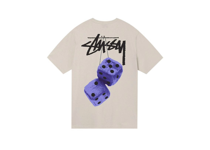 Stussy Fuzzy Dice Tee Smoke