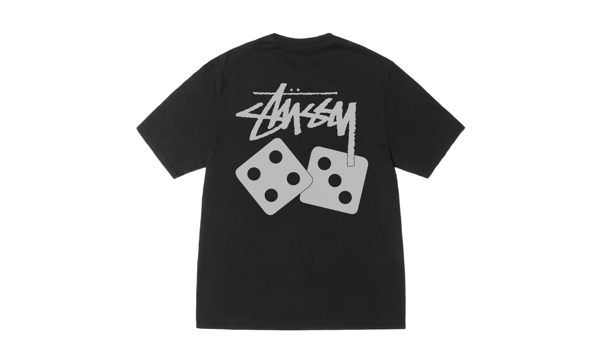 DICE TEE PIGMENT DYED "Black" STUS13