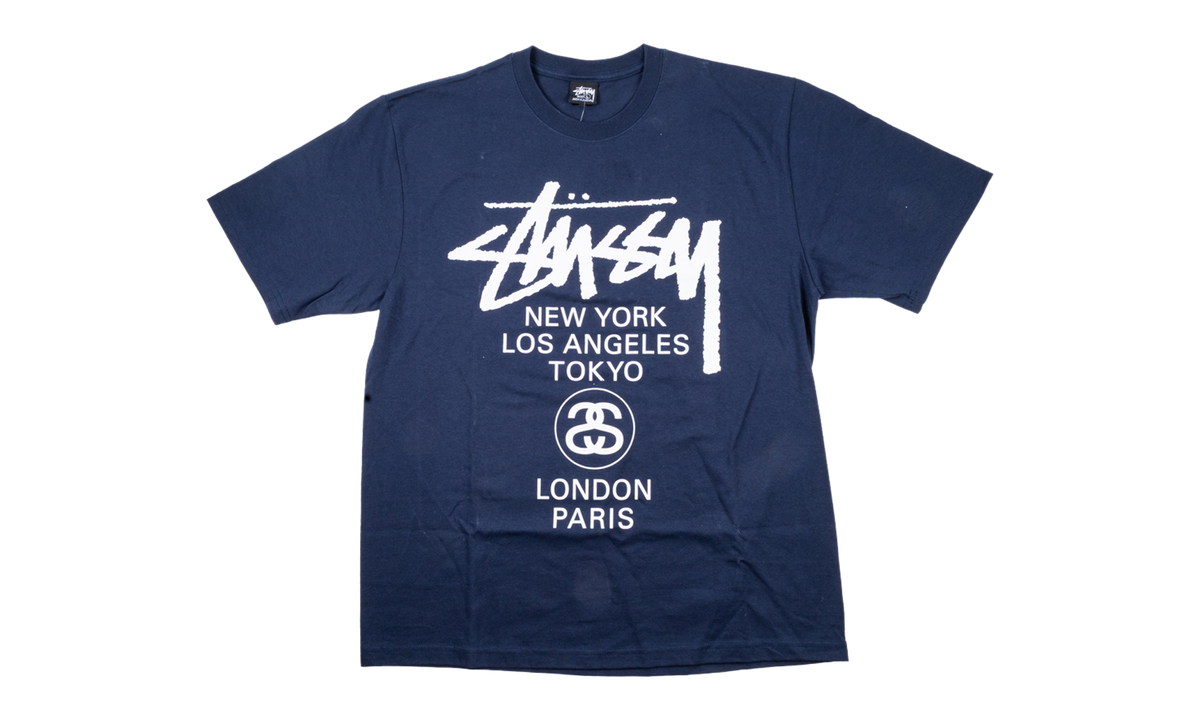 World Tour Tee "Navy" STUS308